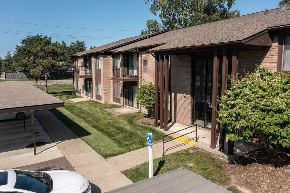 our apartments offer a parking lot for your car