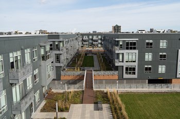 Rooftop view of DuCharme buildings DuCharme Apartment building view from the roof. - Photo Gallery 3