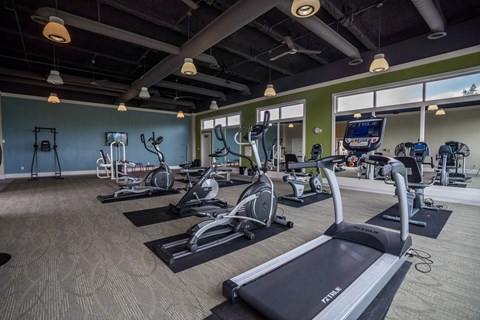 Fitness Center at the Residences of Creekside.