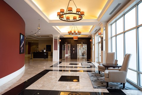 Interior entrance at the Residences of Creekside.
