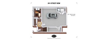 bedroom floor plan  the residences at six six eight