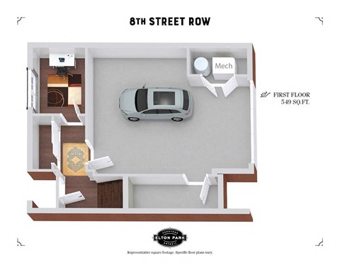 bedroom floor plan  the residences at six six eight