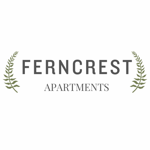 A logo for Ferncrest Apartments is displayed.