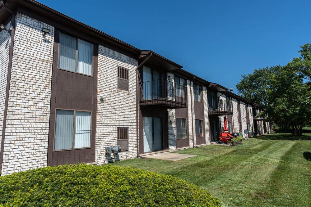 our apartments in a city have balconies