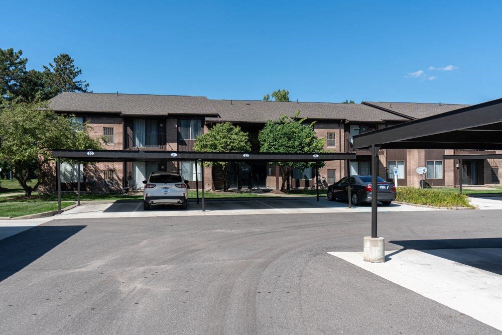 our apartments offer a parking lot for your car