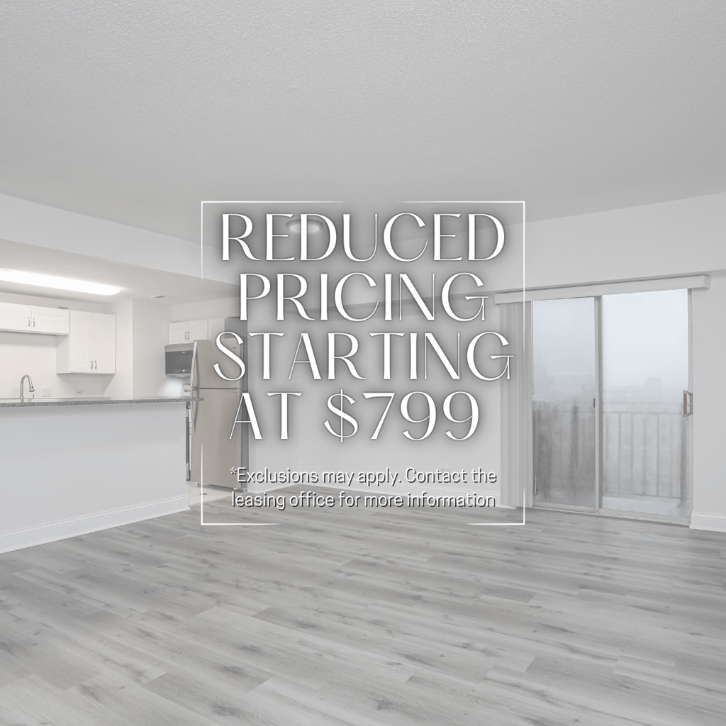 A room with a price tag of $799 for reduced pricing starting.