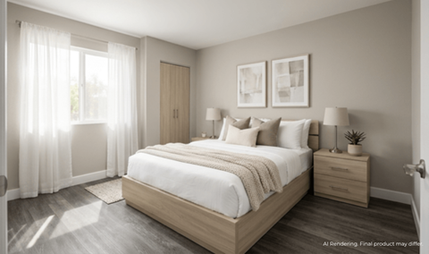 Private Bedroom at Parkview Ridge Apartments and Townhomes, Michigan, 48317