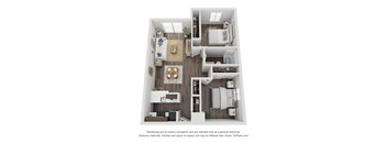 a 1 bedroom floor plan  sierra  2100 sq ft