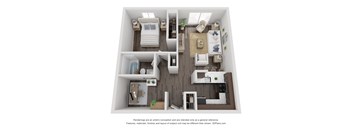 a 1 bedroom floor plan  summit  503 sq ft