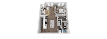 A1 Floorplan 938 SFT