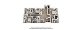 The Ridgemoor floorplan 1405 sft