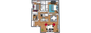 a floor plan of a house