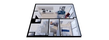 a floor plan of a house