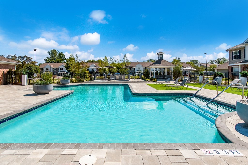the swimming pool at our apartments