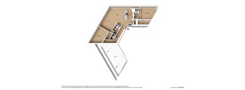 A floor plan of a house with rooms labeled.