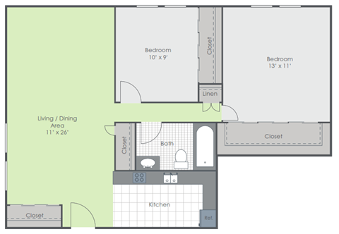 496 S. Hamilton Road #29 1-2 Beds Apartment for Rent - Photo Gallery 8