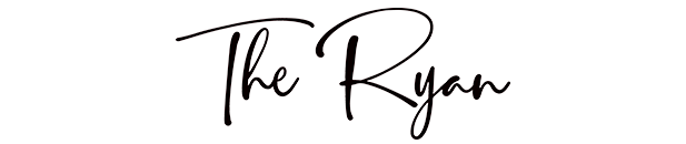 The image displays the name "The Ryan" in a cursive, elegant font.