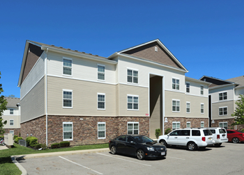 Exterior of building near parking lot