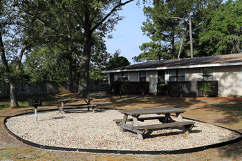 Picnic and bbq area at Davis Gardens. - Photo Gallery 2