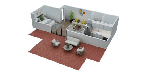 7601 Carlton Arms Dr Studio-2 Beds Apartment for Rent - Photo Gallery 26