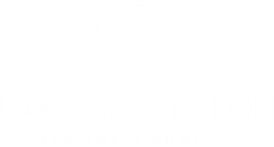 Lake Castleton Apartment Homes logo on a green background.