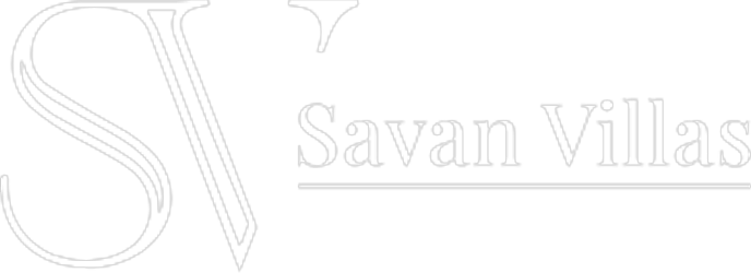 The image features a stylized "S" and the text "Savan Villas".
