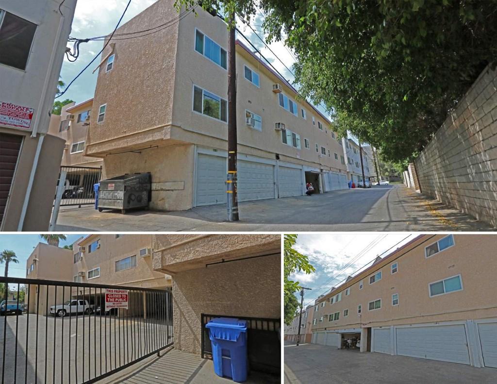 collage of sides of building