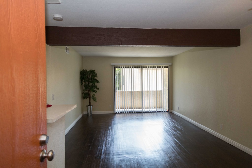 living room view from the entrance