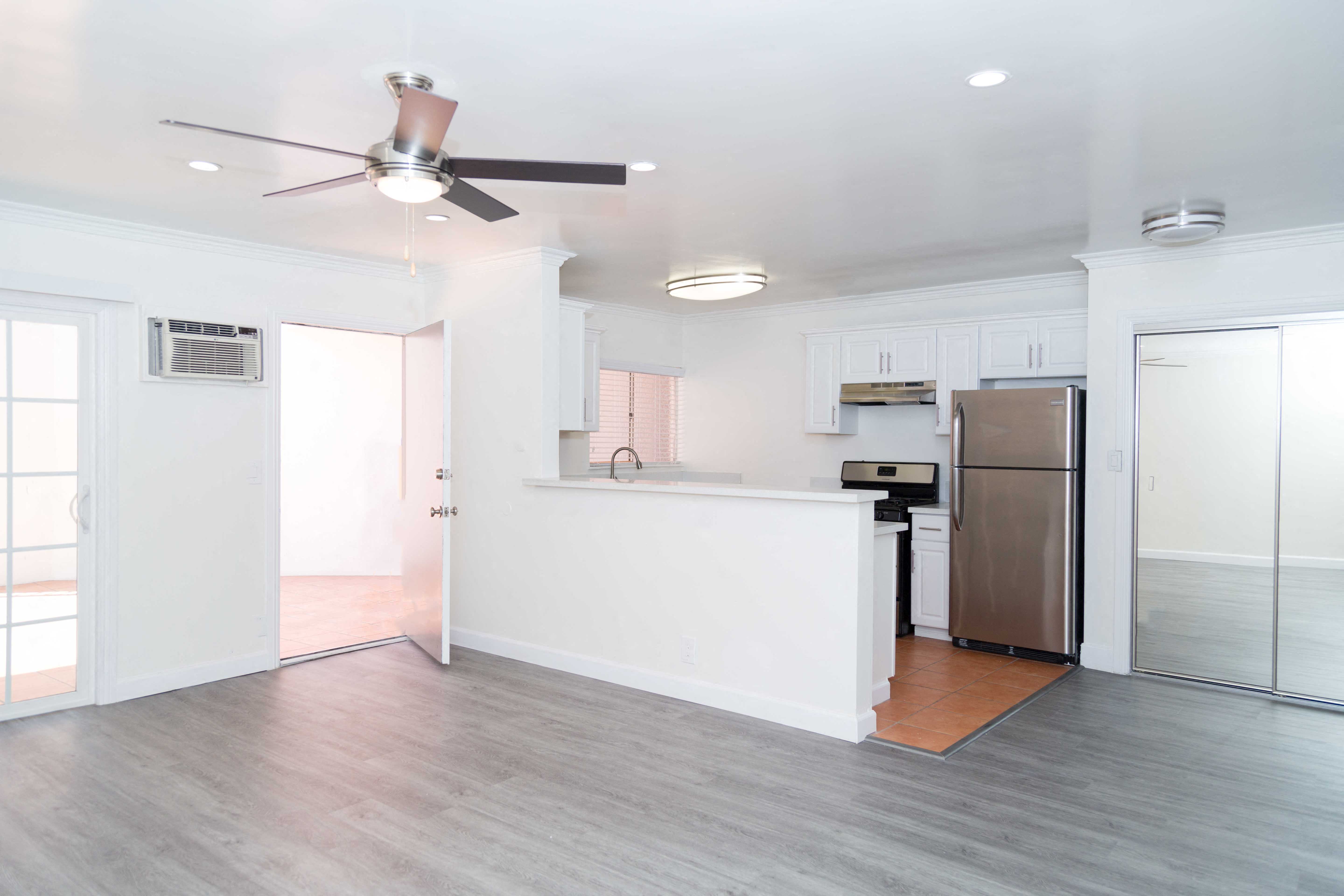 view of kitchen and entrance