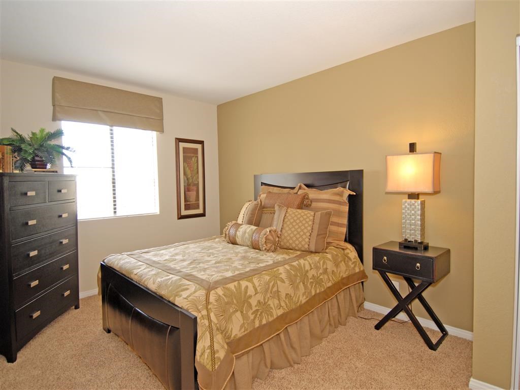 Bedroom with view of window