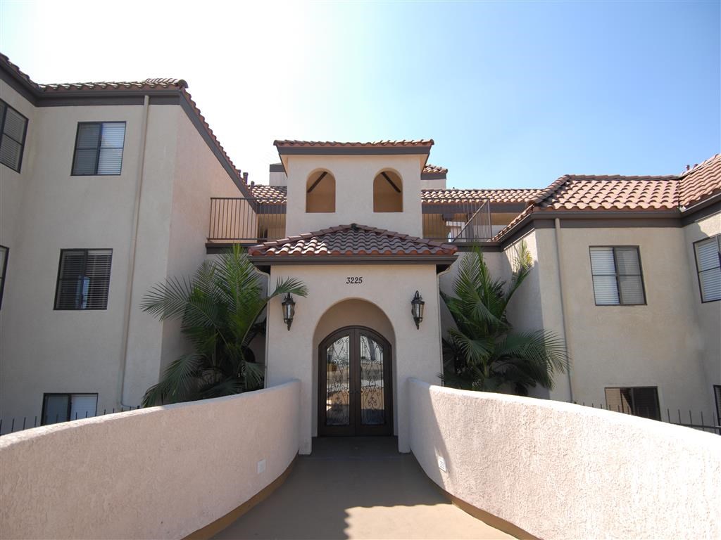 Entrance of building