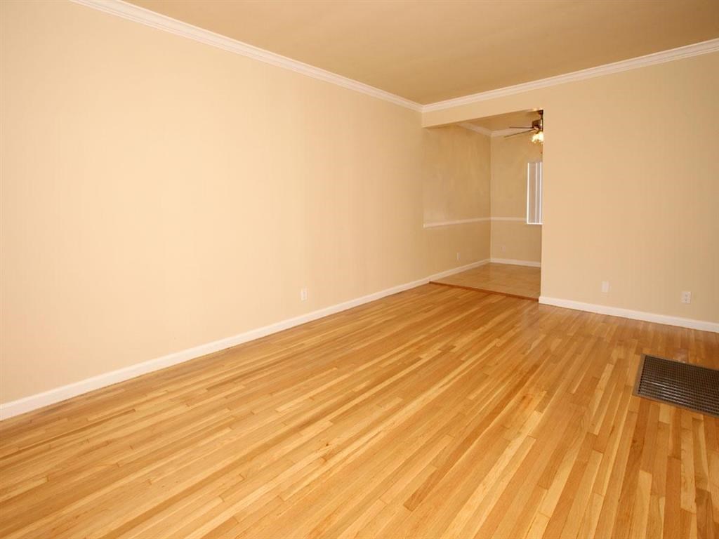 living room with hardwood floors