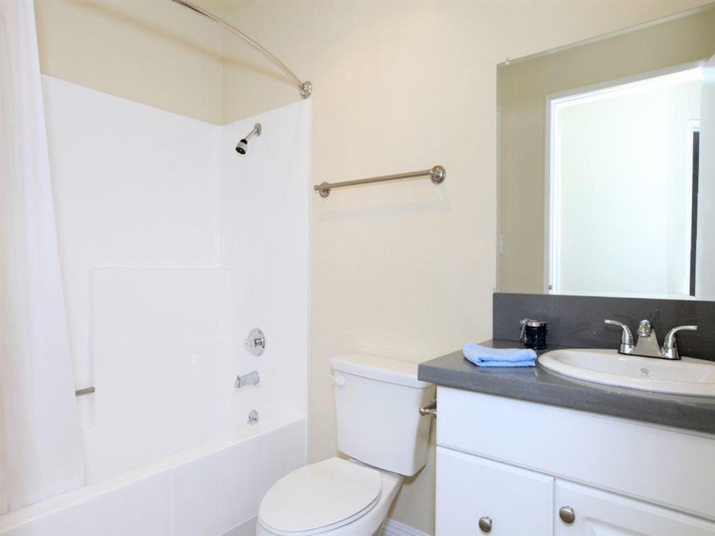 Bathroom with tub and sink