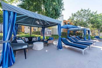Resort Style Cabanas Resort style cabanas and lounge chairs - Photo Gallery 5