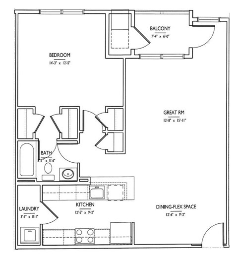 Cardwell Floor Plan at Heritage at Mount Holly, Mount Holly