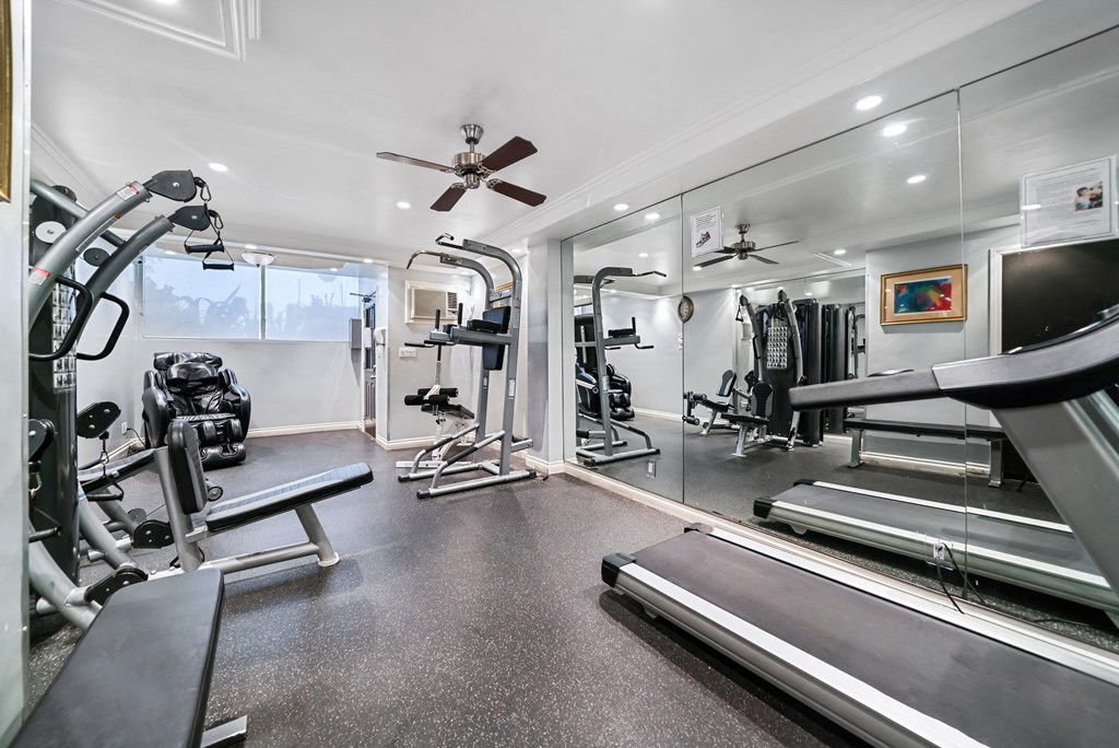 Gym with tredmill
