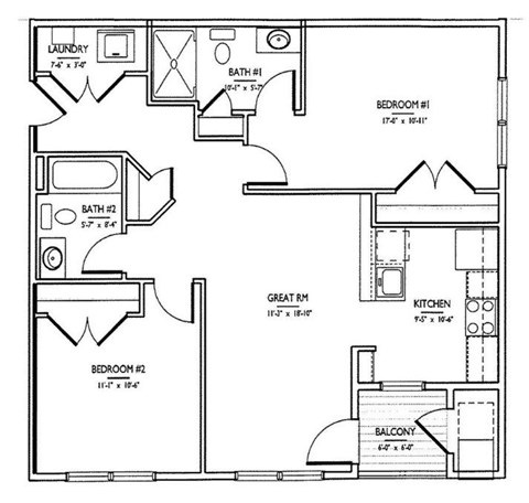 Granby Floor Plan at Heritage at Mount Holly, New Jersey, 08060