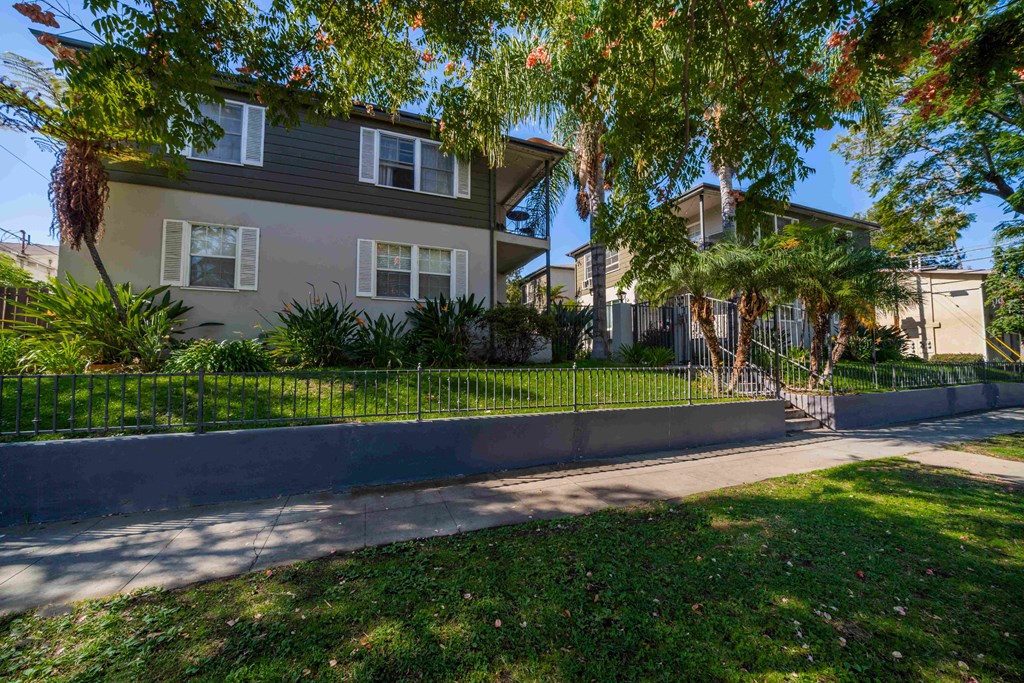 our apartments showcase a beautiful lawn