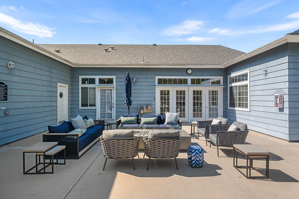 Outdoor seating area