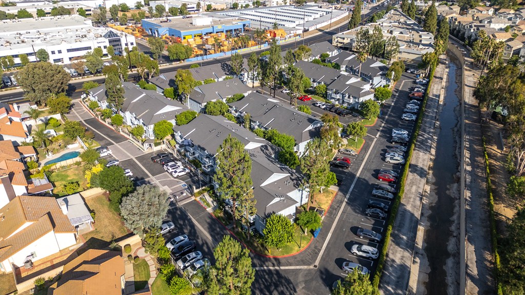 Arial view of the entire complex