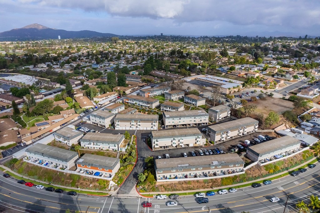 an aerial view of the city of san francisco with the golden gate bridge in the background