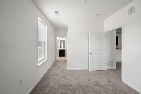 Bedroom With Carpet at Heritage at Mount Holly, Mount Holly, New Jersey