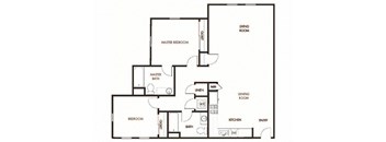 Plan 11 - 2 Bedroom 2 Bath