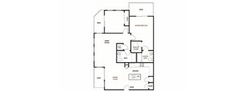 Plan 8 - 2 Bedroom 2 Bath