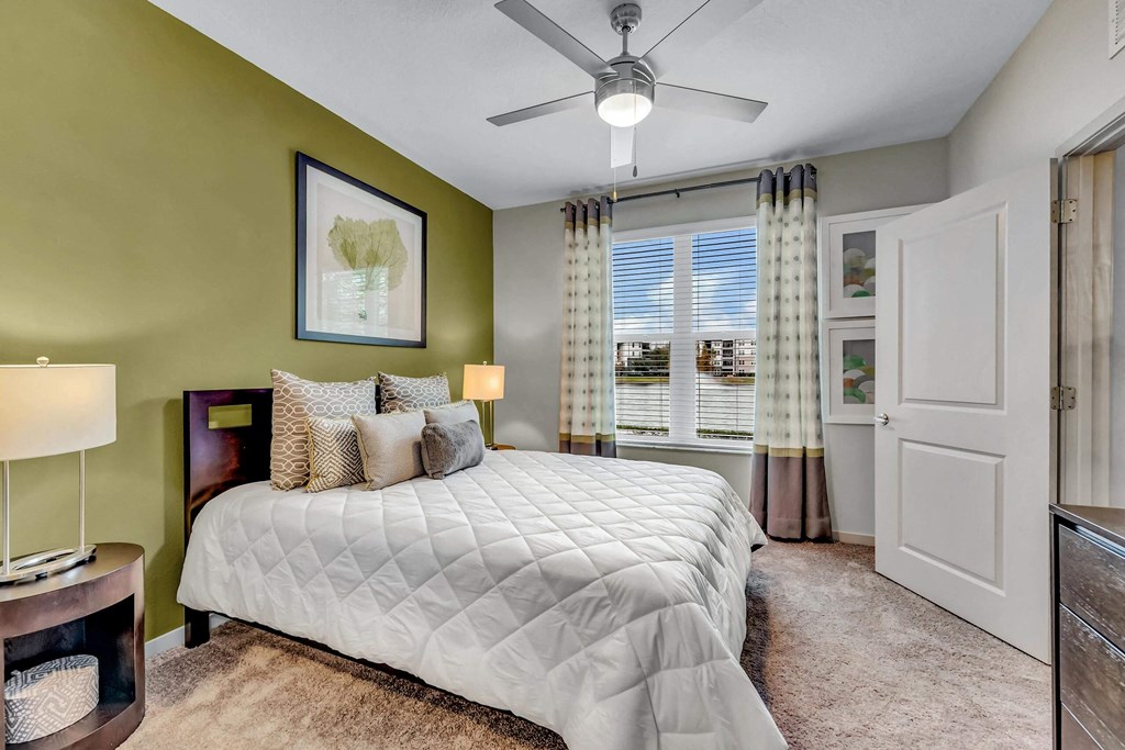 Ceiling Fans In All Bedrooms To Keep You Cool And Energy Efficient at Pearce at Pavilion Luxury Apartments, Riverview