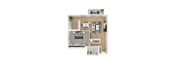 Woodmont One Bedroom Apartment