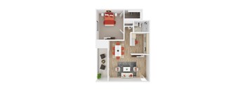 Sequoia One Bedroom Apartment