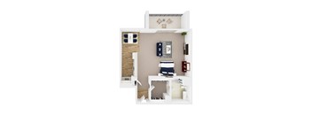 Degas Studio Apartment