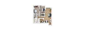 Kahlo Two Bedroom Apartment