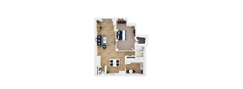 Warhol One Bedroom Apartment